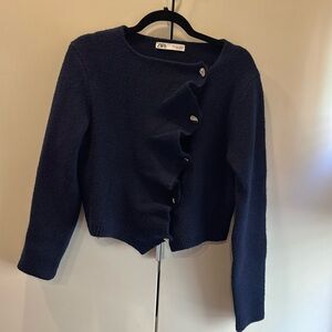 Blue Zara Cardigan